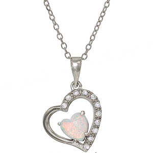 Pendentif unique en argent sterling 925 massif plaqué or 18 carats avec pierre d'opale blanche, design raffiné, bijoux d'usine - Product Image 5