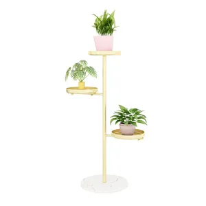 Porte-<span class=keywords><strong>pot</strong></span> <span class=keywords><strong>de</strong></span> fleurs en fer forgé multicouche, style nordique, <span class=keywords><strong>de</strong></span> luxe léger, revêtement poudré, personnalisable, pour salon intérieur - Product Image 1