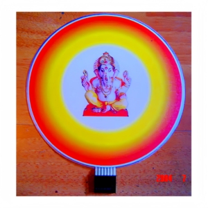 Pegatina EL de Alta Luminosidad con Imagen Religiosa para Coche y Hogar Nombre personalizado de Ganesha, Jesús, Buda o Alá. Brilla Bellamente por <span class=keywords><strong>la</strong></span> Noche - Product Image 5