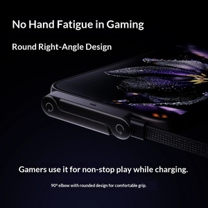 Câble de charge tressé USB-C super rapide 240W 2-en-1 avec support de téléphone et support de jeu, ne gêne pas la main <span class=keywords><strong>pour</strong></span> iPhone 17 - Product Image 4