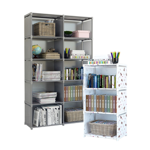 Bibliothèque portable pliable, 2 ou 4 Cubes, avec couverture, organisateur, <span class=keywords><strong>rangement</strong></span> modulaire, pour enfants, armoire à jouets, <span class=keywords><strong>placard</strong></span> détachable - Product Image 6