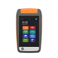 Mini OTDR CJ-350 Réflectomètre optique 1310/1550nm Connecteur SC APC/UPC Écran tactile Testeur de fibre optique OPM VFL LS Cartographie d'événements
