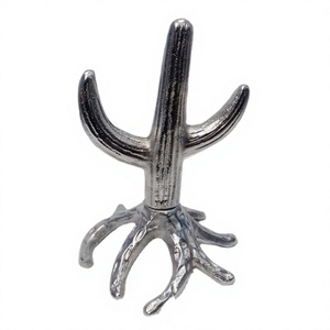 Cast Aluminium Solid Cactus Sculpture Decorative <b>Object</b> for Home & Office Hot Selling Cactus Model and Accent Office Paperweight - Product Image 1