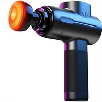 Pistolet de massage sans fil RENPHO avec fonction chaleur, moteur sans balais, 6 têtes de massage, chargement Type-C, fonction musicale, relaxation musculaire