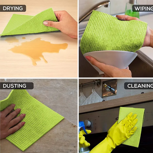 <span class=keywords><strong>Essuie</strong></span>-vaisselle imprimés réutilisables écologiques Foamstar pour la <span class=keywords><strong>cuisine</strong></span>, <span class=keywords><strong>essuie</strong></span>-vaisselle absorbants, serviettes à main - Product Image 5