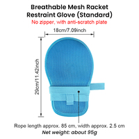 Gants de contention souples Aiwecare Clinic en maille respirante EPE 18x29cm anti-rayures pour patients inconscients, empêchent le retrait des sondes