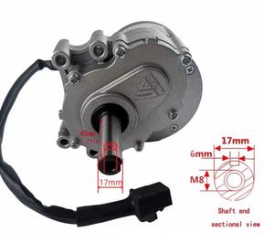 Kit moteur sans balais 24V/48V 250W/350W avec frein électromagnétique, efficacité IE4, protection IP33 anti-goutte pour trottinette électrique et vélo électrique - Product Image 5
