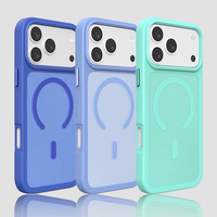 Coque de téléphone magnétique antichoc en TPU et PC pour iPhone 18, 17, 16, 15 Pro Max – Accessoire de mode pour téléphone – Vente flash