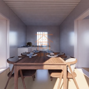 Maison conteneur préfabriquée démontable à plancher plat, facile à installer, pour <span class=keywords><strong>appartement</strong></span> ou villa, avec cuisine et salle de bain - Product Image 5