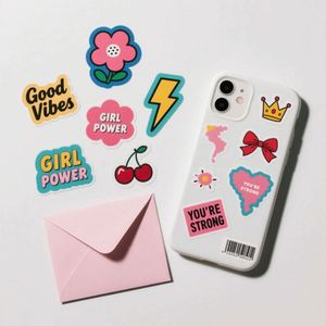 For <b>Thermal</b> Sticker Roll Vinyl Waterproof Strong Adhesion Custom Sizes 40x30mm 40x20mm 50x30mm for M110/M220 <b>Printers</b> - Product Image 5