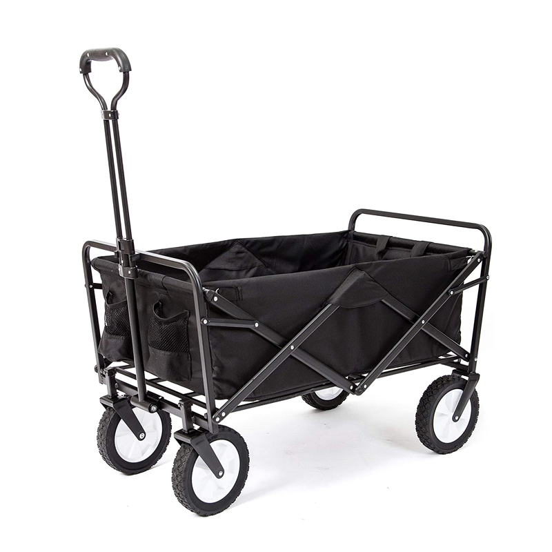 Походная тележка, складная тележка для пляжа, складная тележка для улицы, тележка с 4 колесами