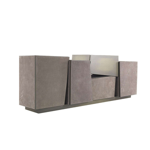 Buffet <span class=keywords><strong>design</strong></span> italien de luxe pour salle à manger Home Bar Armoires en acier inoxydable Meubles en bois pour cuisine Villa postmoderne - Product Image 2