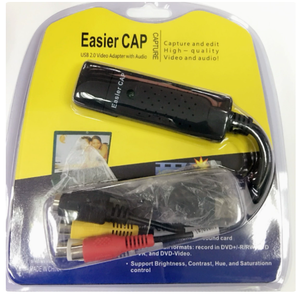 Carte de <span class=keywords><strong>capture</strong></span> vidéo USB <span class=keywords><strong>Easycap</strong></span>, carte de <span class=keywords><strong>capture</strong></span> vidéo monocanal USB, prend en charge Win7 DVD Maker - Product Image 3
