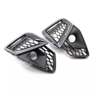 Biseles para Faros Antiniebla de Audi A4L 2020-2022, Negros Brillantes, ABS, Cubiertas Decorativas para la Parrilla Inferior del Parachoques Delantero - Product Image 5