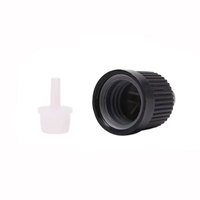 Bouteille compte-gouttes vide en PET ambré de 10, 20, 30, 50 ml avec bouchon sécurité enfant, flacon en plastique pour huile florale – Vente en gros