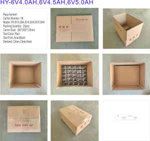 6V 4Ah Lead Acid Battery for UPS <strong>Toys</strong> Home Appliances Solar System Electronic Tools - Product Image 2