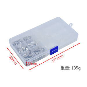 2.8mm 4.8mm 6.3mm crimps mùa xuân WHIT khóa + Vỏ bọc đồng kết nối chèn nữ cắm lạnh-ép khối thiết bị đầu cuối - Product Image 5