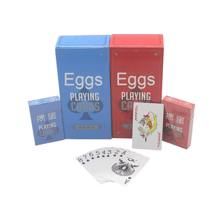 Aangepaste Waterdichte Anti-Opvouwbare Pvc Speciale Poker Kaart Extended Edition Ei Wedstrijd Speelkaart Verpakt In Een Papieren Doos - Product Image 3