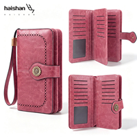 Dompet Panjang Baru untuk Wanita dengan Kapasitas Besar, Dompet Tangan, Tas Clutch Wanita, Kantong Kartu Multi-saku untuk Sehari-hari