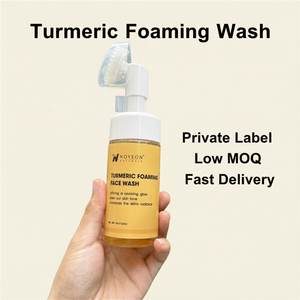 MOQ 100 piezas Set de Cuidado de la Piel Aclarante, Espuma Limpiadora <span class=keywords><strong>Facial</strong></span> de Cúrcuma a Bajo Precio - Product Image 5