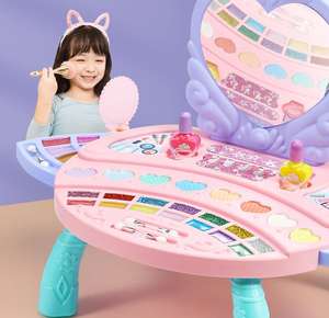 Ensemble de cosmétiques de qualité supérieure, jouets colorés de maquillage pour enfants, jouets de commode de princesse - Product Image 5