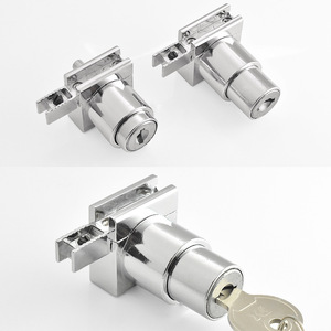 Little Doctor Glass Sliding Door <b>Lock</b> 308H Zinc Alloy Cylinder H Type For <b>Cabinet</b> Shop Window - Product Image 1