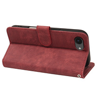 Béquille Magnétique En Cuir Mobile Téléphone étui pour iphone 17 Air 11 Pro Max XR X XS 8 Plus 6S 7 SE 2020 5S Photo Cadre Flip Cover