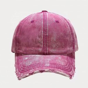 Wholesale Blank Worn Out Washed Style Sunhat 6 Panels Baseball Cap Distressed Faded Denim Dad <b>Hat</b> Jean Blue Trucker <b>Hat</b> - Product Image 6