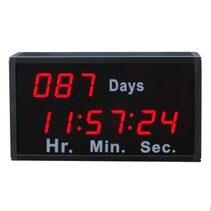 CHEETIE CP100 LED Programmable 9 Digits Days Hours Minutes Seconds Countdown Clock Wall Timer