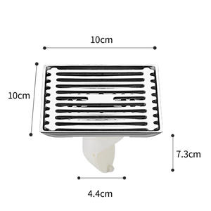 ฝาปิดท่อระบายน้ำสแตนเลส10ซม. และข้อต่อระบายน้ำสำหรับเครื่องซักผ้าห้องน้ำอุปกรณ์พิเศษสำหรับห้องน้ำ - Product Image 4