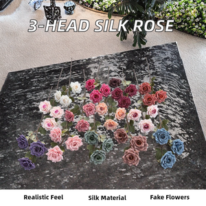 ดอกกุหลาบประดิษฐ์ทำมือสำหรับงานแต่งงานบ้านวันหยุดตกแต่งสำหรับคริสต์มาสตรุษจีนวันขอบคุณพระเจ้า <span class=keywords><strong>Z99</strong></span>สำเร็จการศึกษา - Product Image 3