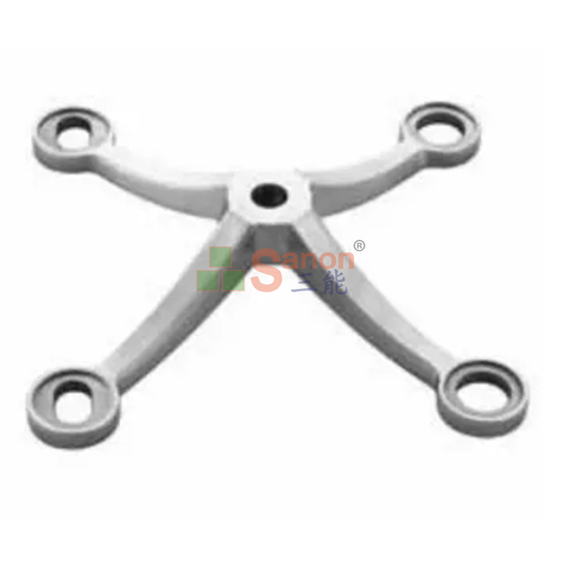 304 316 из нержавеющей стали стеклянная ненесущая стена здания системы 4 способ держатель паук шарнир фитинг