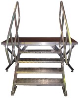 2-5 étapes ou escalier d'étape de taille ajustée par aluminium pour des événements d'intérieur et extérieurs