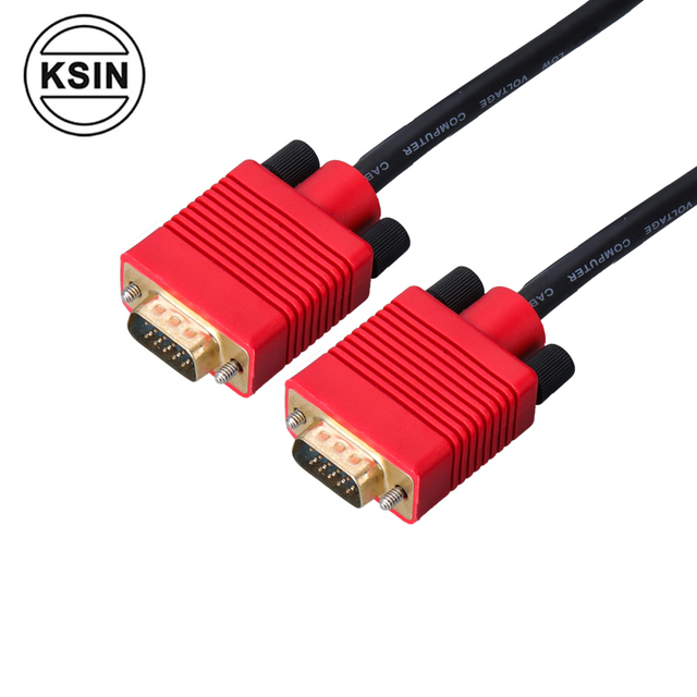 Ksin Factory Price 1M 1.5M 2M Audio Video Vga to Vga Cable