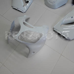 ชุดแฟริ่งสำหรับ Kawasaki ZX12R ปี 2000-2001 สีดำขาว วัสดุ ABS แบบฉีดขึ้นรูป - Product Image 5