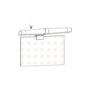 Prix attractif, éclairage de salle de bain moderne en chrome IP44 7W 230V, montage en surface, lampe LED pour miroir avant - Product Image 5