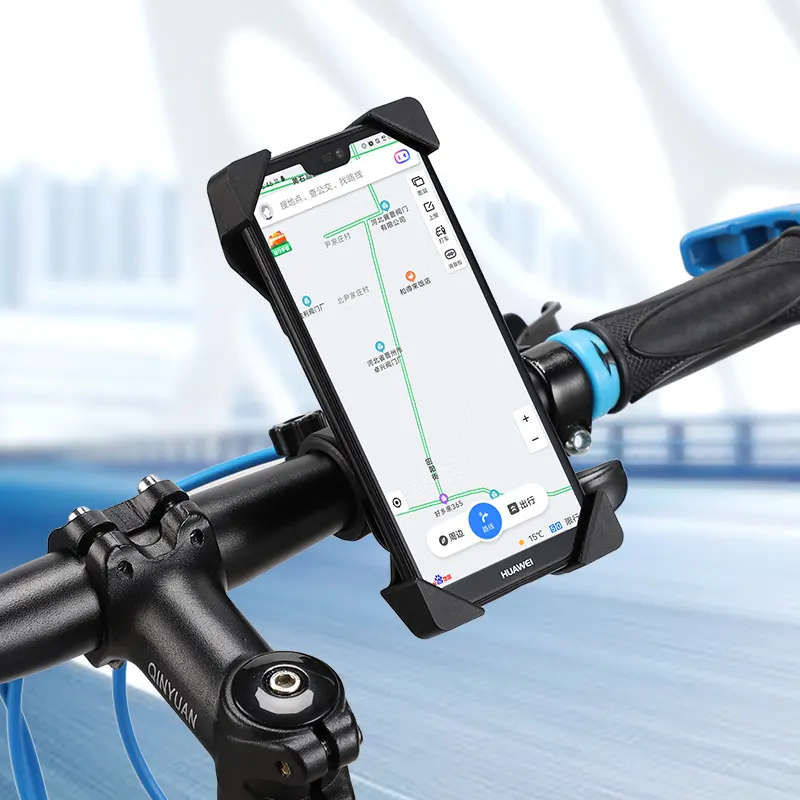 Universal rotation handle bar bracket motorcycle phone mount GPS adjustable mountain bike mobile phone holder
