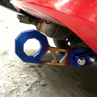 Crochet de remorquage universel en alliage d'aluminium pour pare-chocs avant et arrière, accessoires extérieurs de modification automobile de course