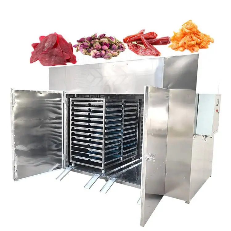 Plc Control Tray Fish Food Vegetable Dryer Machine Fruit Drying Oven Dehydration Dehydrator Machine