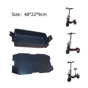 Easy to Install 48*22*9cm Aluminum Alloy Battery Compartment with <b>Cover</b> for Boyueda S3 S5 Toursur E5B Laotie Electric <b>Scooter</b> - Product Image 2