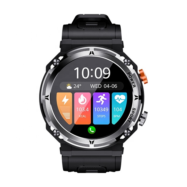 Hot Selling Sports Modio Smart Watch Made in China Men BT Call Multi Sport Mode Heart Rate IP68 Depth Waterproof Sports Watch