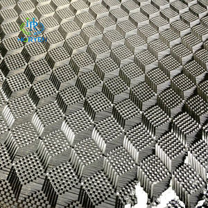 Hot Selling Newest Eco-Friendly Woven Jacquard 3D Square Full 3K 240gsm Carbon Fiber Fabric for Umbrella Shoes & Bag - Product Image 3