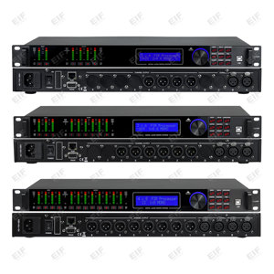 โปรเซสเซอร์เสียง LA408 USB DSP 4 อินพุต 8 เอาต์พุต พร้อมฟังก์ชัน DSP ในตัว เอฟเฟค EQ แบนด์ สำหรับการแสดง งานปาร์ตี้ อุปกรณ์คาราโอเกะ - Product Image 2