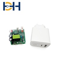 Chargeur mural USB Type-C PD HD-H HX-C0018 20W 25W 30W pleine puissance 5V 2A 3A pour mobile, avec circuit imprimé FR-4