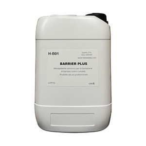 Excellent design H-B01 BARRIER PLUS hydrofuge à base de silicone à pénétration profonde sans solvant avec contrôle de l'humidité capillaire - Product Image 1