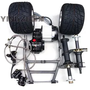 سيارات ودراجات بخارية-مكابح للقدمين, دراجة بخارية ATV UTV 48V/60V 500W/750w/10000w المحرك Swingarm شوكة المحور الخلفي دواسة القدم مع عجلة 5 بوصة