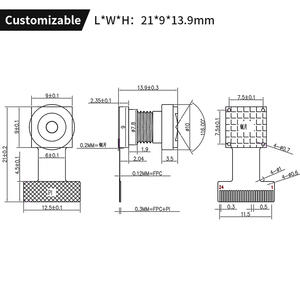 500W OV5640 MIPI DVPアクションカメラローリングシャッター赤外線150度広角ケーブル21MMロングモーションDVカメラモジュール - Product Image 2