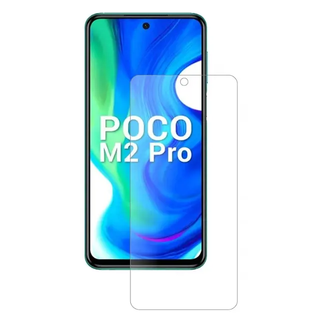 High Clear Anti-shatter Tempered Glass Film Cell Phone Screen Protector for Xiaomi Poco M2 Pro Mobile Phone OEM Transparent 9H