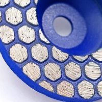 Disque de meulage diamanté miniature de 45 mm pour le polissage et la finition des carreaux de céramique et de porcelaine, outil abrasif durable, grain 60/70