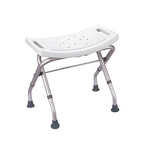 Asiento de Ducha Plegable Ajustable Blanco, 51 cm de Largo, 38.2 cm de Altura, Equipo de Seguridad para Baño - Product Image 1